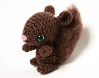 Amigurumi Crochet Squirrel Pattern