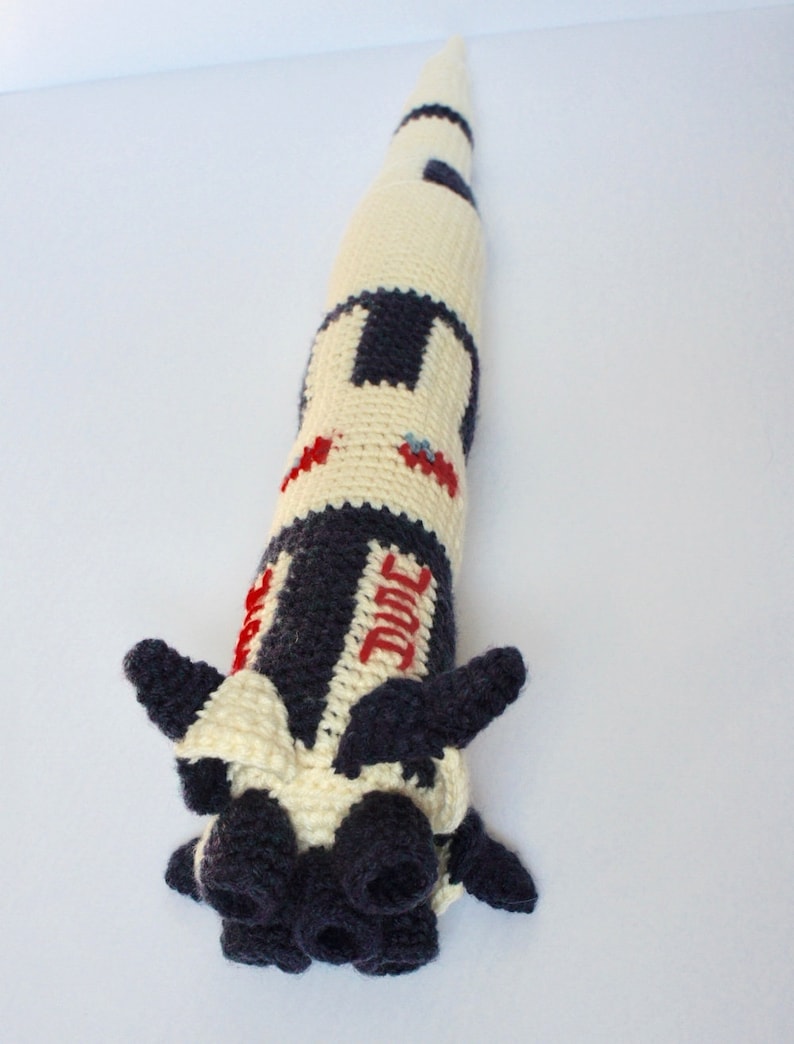 Crochet Saturn V Rocket Pattern Etsy