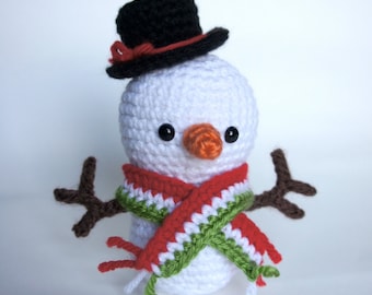 Amigurumi Crochet Snowman Pattern