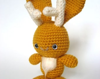 Schema Amigurumi per Baby Jackalope all'uncinetto