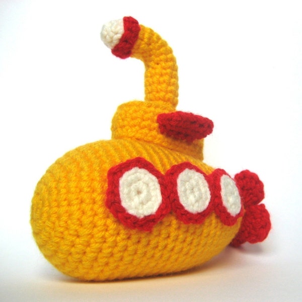 Crochet Submarine Toy Pattern
