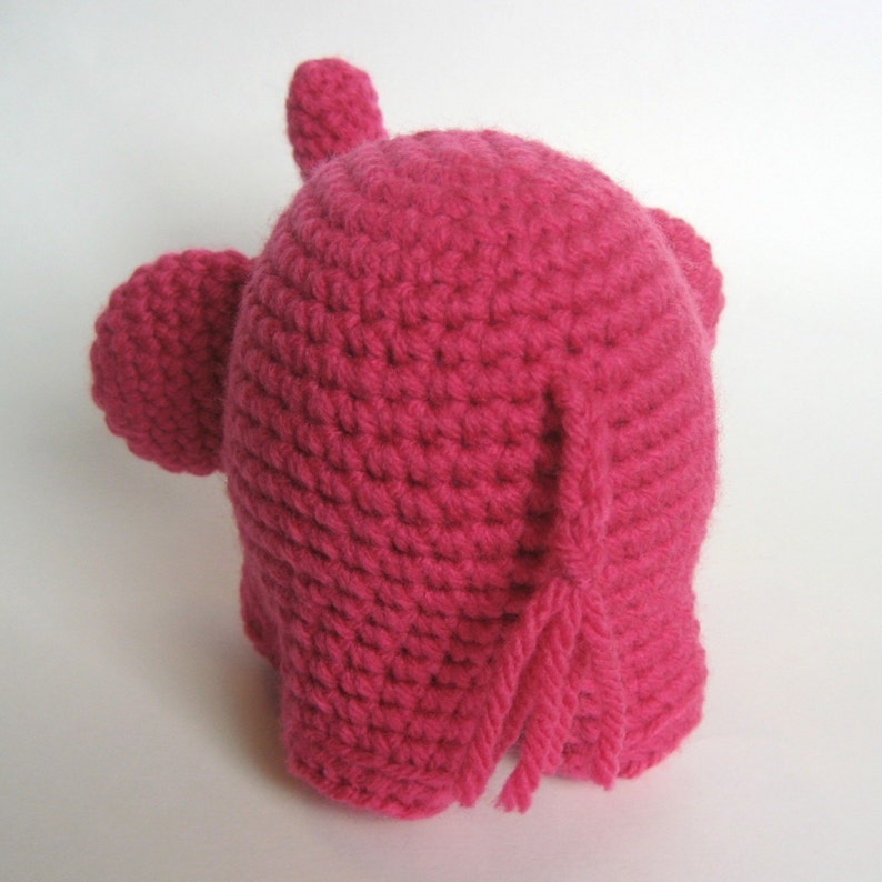 Amigurumi Crochet Elephant Pattern image 2