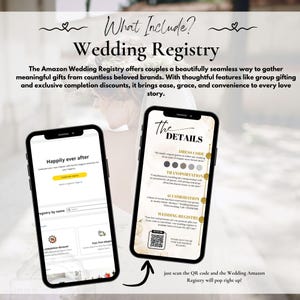 Animated Wedding Invitation Canva Template | Digital Wedding Invite with QR Code RSVP | White Rose Neutral Minimal Wedding Trackable RSVP