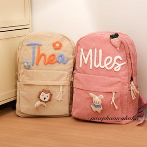 Sacs à dos personnalisés pour enfants - Sacs à dos personnalisés pour tout-petits, cadeau parfait pour les enfants