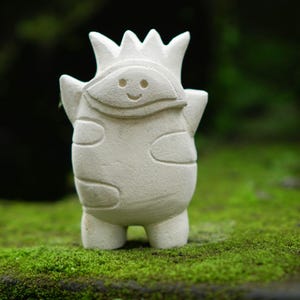 KOROK Forest Spirit | Zelda Inspired Figurine | Cute Gaming Room Decor | Collectible Korok Statue | Handmade Geek Gift
