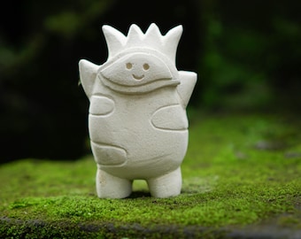 KOROK Forest Spirit | Zelda Inspired Figurine | Cute Gaming Room Decor | Collectible Korok Statue | Handmade Geek Gift