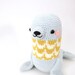 Seal Amigurumi Doll, Crochet Seal Doll, Stuffed Seal Doll, Sea Themed Nursery Decor, Kid Bedroom Decor, Kids Birthday Gift, Baby Shower Gift