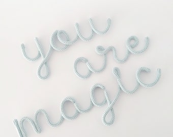 You Are Magic Nursery Wall Decor / Kids Bedroom Decorations / Gifts For The Newborn / Whimsical Kids Bedroom Wall Sign