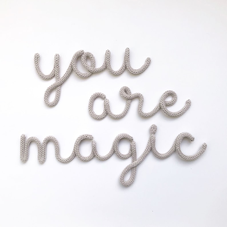 You Are Magic Nursery Wall Decor / Kids Bedroom Decorations / Gifts For The Newborn / Whimsical Kids Bedroom Wall Sign image 1