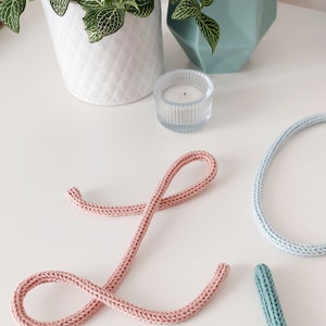 Decoración de pared con nombre inicial para guardería/letrero con letras para guardería moderna/decoración de pared para dormitorio infantil/regalo para baby shower/letrero para puerta de dormitorio