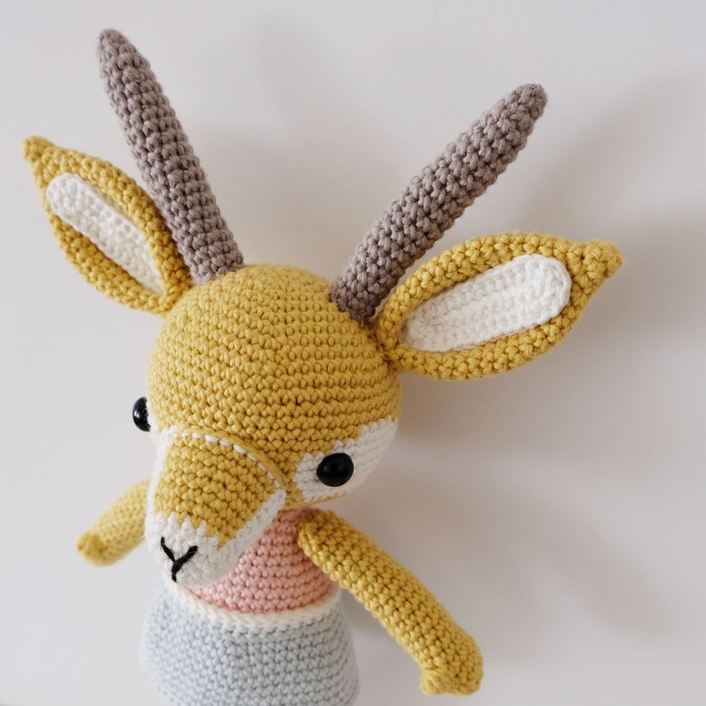 Gazelle Plushie Gazelle Amigurumi Savanna Animals Toys Etsy