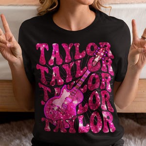 Taylor Digital Clipart, PNG Digital Download, Music lover, Concert tee, Printable Art, Sublimation Design, Gift for Her, Him T-shirt
