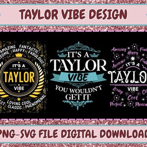 Taylor Clipart Bundle, PNG & SVG Digital Download, Music lover, Concert tee, Printable Art, Sublimation Design, Gift for Her,Him Cricut file