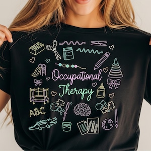 Occupational Therapy PNG Svg, Coquette Bow OT Shirt Design, Floral COTA Tshirt Graphic, Trendy Gift for Occupational Therapist Download