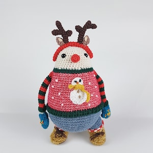 Uggy, the ugly sweater guy PDF Crochet Pattern Amigurumi E-book image 1