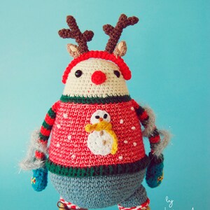 Uggy, the ugly sweater guy PDF Crochet Pattern Amigurumi E-book image 5