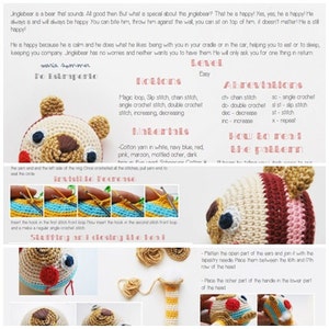 JingleBear Crochet Rattle PDF Pattern Amigurumi E-book image 5