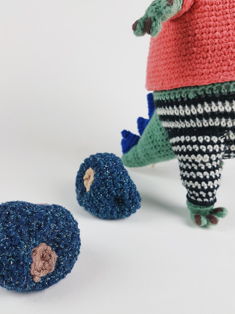 Rex Pistols and the Meteorites PDF Crochet Pattern Amigurumi E-book image 6