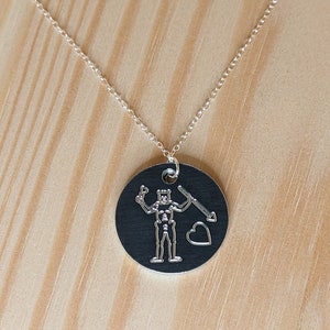 Ed and Stede Blackbeard Our Flag Means Death Inspired Necklace OFMD Gentlebeard Blackbonnet