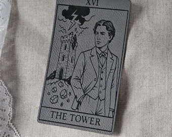 Lord Alfred “Bosie” Douglas – The Tower Tarot Major Arcana | Gothic Queers Bookmark LGBTQ+
