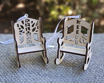 Kelvin and Keefe Rocking Chairs The Righteous Gemstones Inspired Ornament Kit