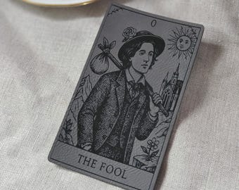 Oscar Wilde Bookmark – Tarot Major Arcana Inspired Bookmark – The Fool Card – Gothic Queer Gift – Dark Academia Gothic Queers LGBTQ+