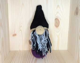 Adopt an Ed Gnome! Blackbeard Our Flag Means Death Inspired Gnome Crochet Amigurumi Plushie Gentlebeard Blackbonnet