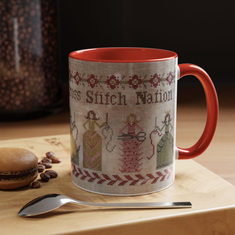 Cross Stitch Nation Mug (11, 15oz) image 1
