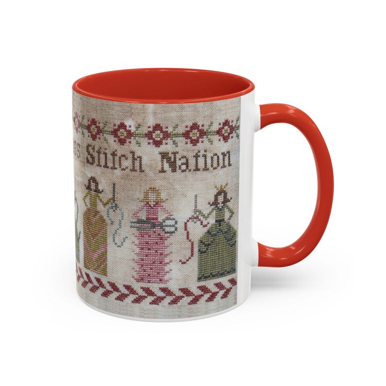 Cross Stitch Nation Mug (11, 15oz) image 2