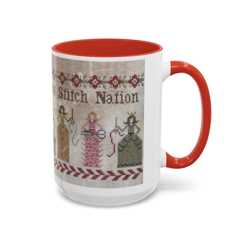Cross Stitch Nation Mug (11, 15oz) image 3