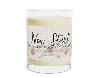 Bougies en verre de 11 oz pour le point de croix : un nouveau départ