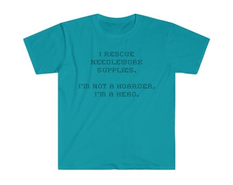 Needlework Hero Unisex Softstyle T-Shirt