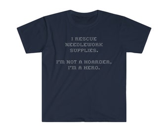 Needlework Hero Unisex Softstyle T-Shirt