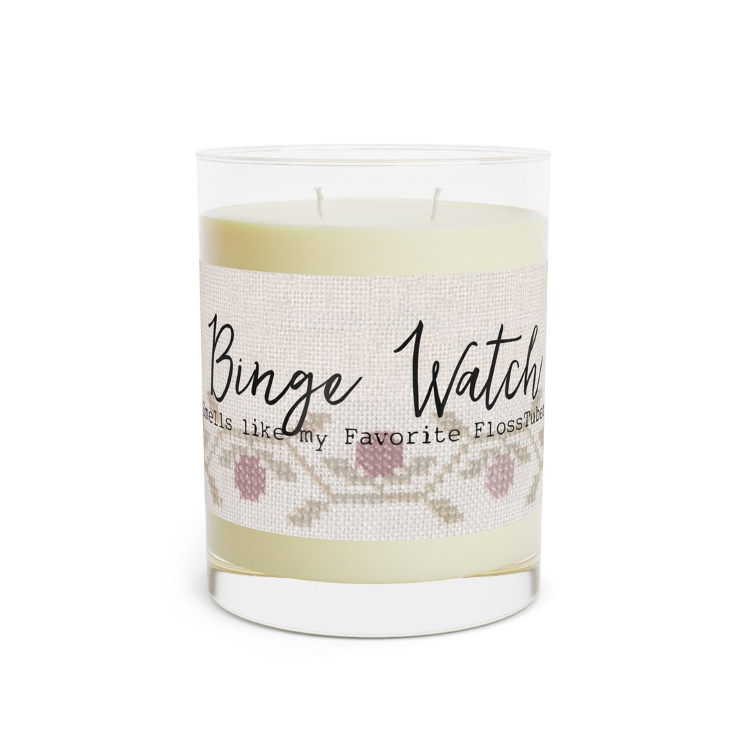 11oz Soy Candles for Cross Stitchers Binge Watch Australia