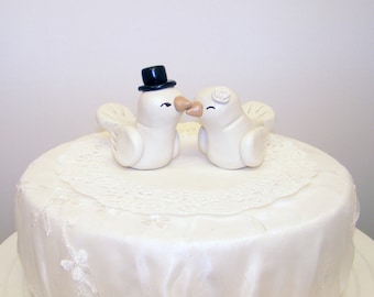 Bird Wedding Cake Topper High Fashion Medium Size - FREE U.S. SHIPPING