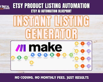 Etsy Listing Automation Blueprint: AI Product Generator (Digital Download)