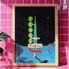 Elsewhere, Hallways and Forever - Retro Liminal Scifi Parody Print - Etsy