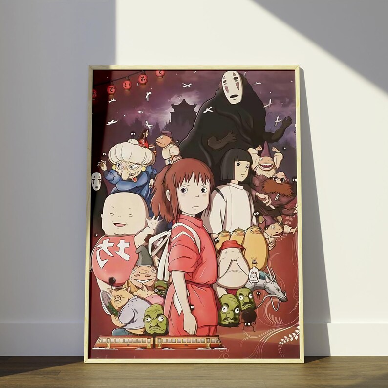 Póster de El viaje de Chihiro: Arte mural de Studio Ghibli (descarga digital) imagen 6