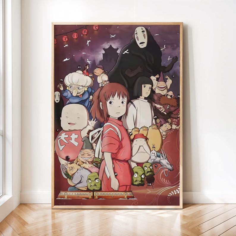 Póster de El viaje de Chihiro: Arte mural de Studio Ghibli (descarga digital) imagen 8