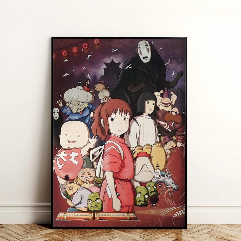 Póster de El viaje de Chihiro: Arte mural de Studio Ghibli (descarga digital) imagen 7