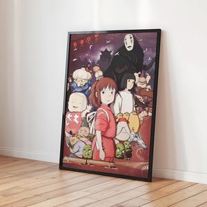 Póster de El viaje de Chihiro: Arte mural de Studio Ghibli (descarga digital) imagen 3