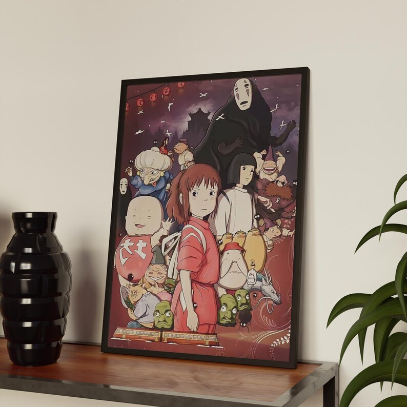 Póster de El viaje de Chihiro: Arte mural de Studio Ghibli (descarga digital) imagen 2