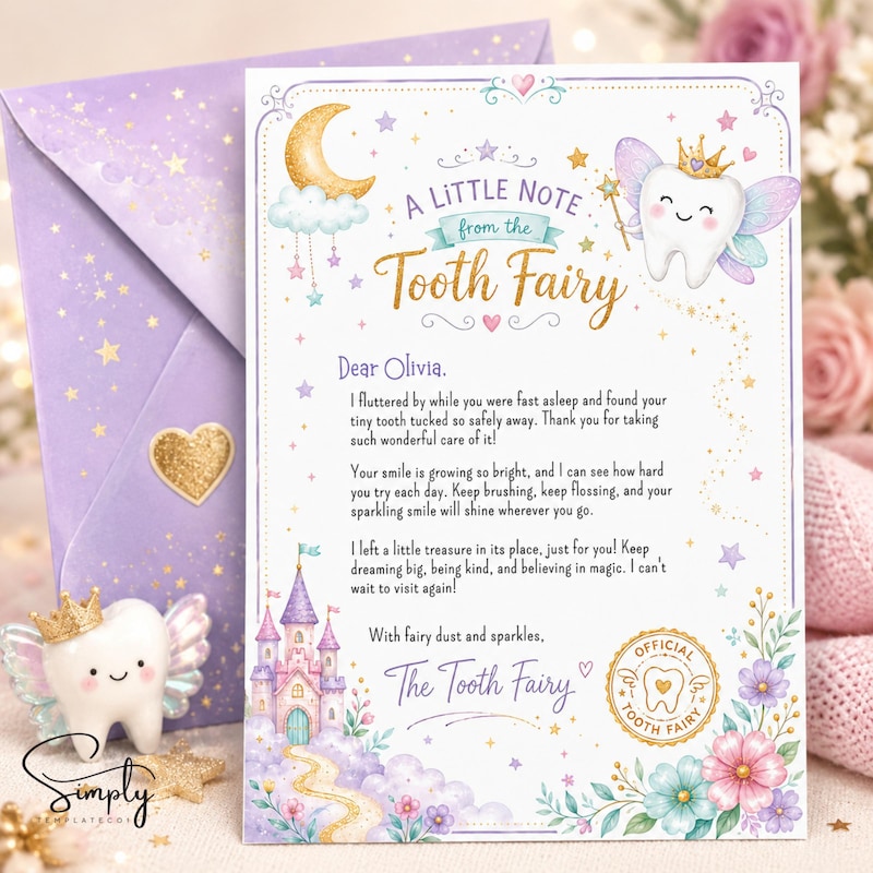 Printable Fairy Stationary - Etsy
