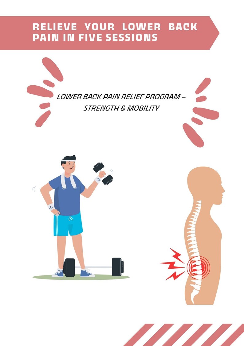 Relieve Your Lower Back Pain in Five Sessions - Etsy