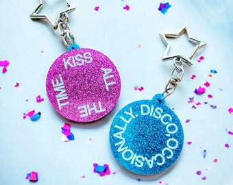 Reversible keyring bag charm - KATTDO | Harry Styles Merch