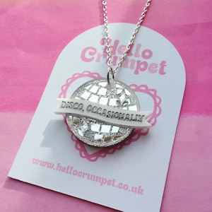 Disco, occasionalmente collana / Harry Styles Merch / taglio laser