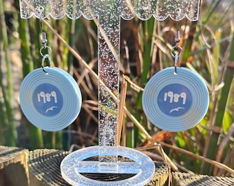 1989 earrings | Taylor Merch  | laser cut record acrylic earrings