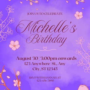 Wedding Invitation Printable, Custom Invitation, Digital Download, Wedding Stationery, Invitation Template, DIY Wedding