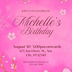 Wedding Invitation Printable, Custom Invitation, Digital Download, Wedding Stationery, Invitation Template, DIY Wedding