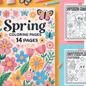 Spring Coloring Pages – 14 Fun & Engaging Designs!